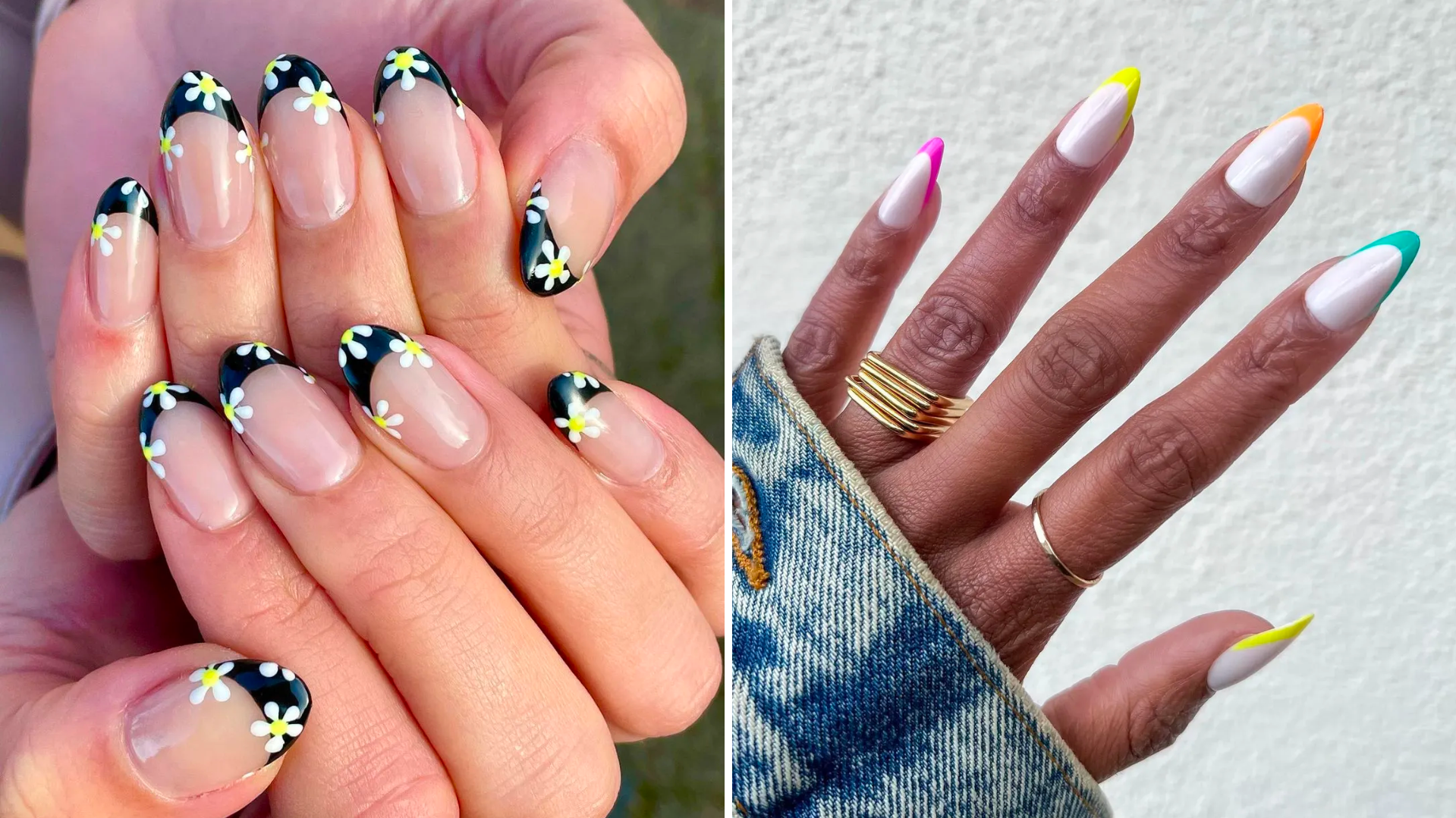 35 *Amazing* Almond French Tip Nails Worth Screenshotting